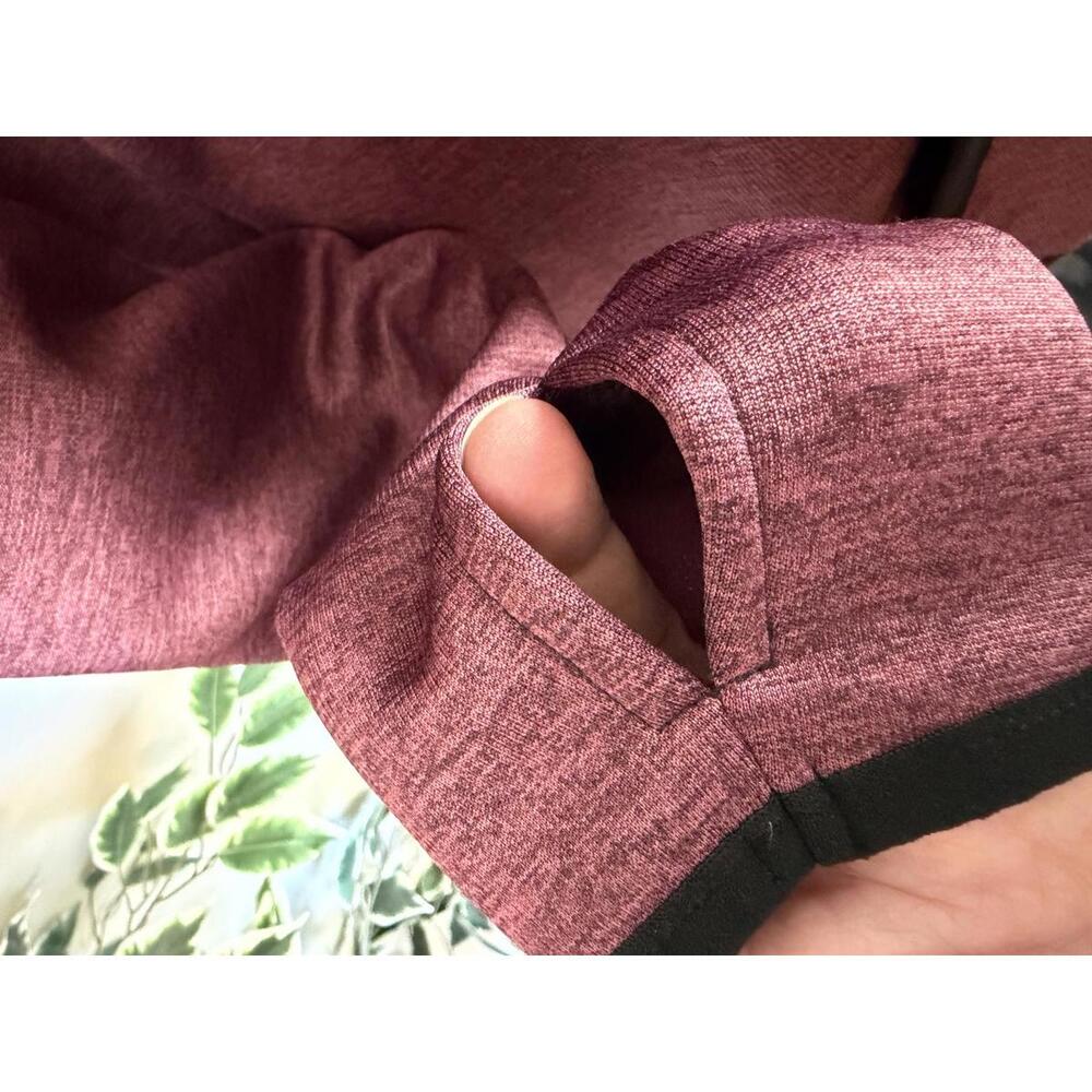Great Lakes Unsalted Apparel Women's Mackinac Island Turtle Hoodie Maroon Medium - Picture 6 of 11
